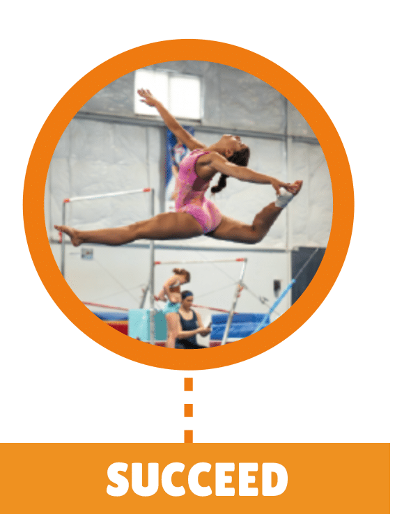 Gymnast in the Air