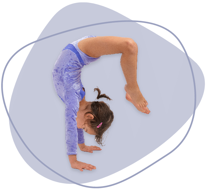 Gymnist in a Hand Stand