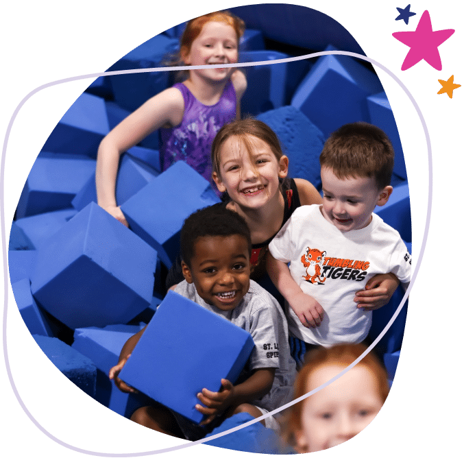 Seasonal Gymnastics Camp Students