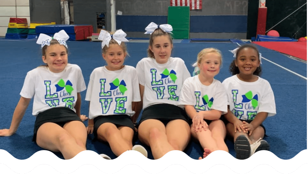 Cheerleaders In Camp